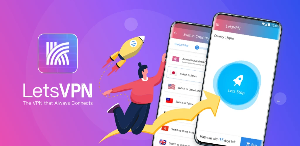 快连VPN 全球节点覆盖与多设备连接示意插图
